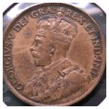 1917 CANADA LARGE CENT AU