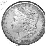1879 S MORGAN DOLLAR XF DETAILS