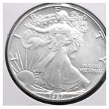 1987 SILVER EAGLE GEM