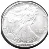 1994 SILVER EAGLE GEM