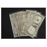 9 SILVER CERTIFICATES