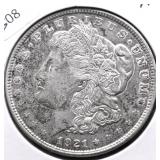 1921 MORGAN DOLLAR XF