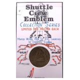 SPACE SHUTTLE BRONZE COLLECTOR COIN