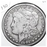 1901 O MORGAN DOLLAR VG