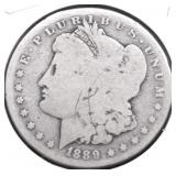 1880 O MORGAN DOLLAR AG