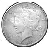 1922 PEACE DOLLAR XF