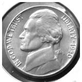 1950 D JEFFERSON NICKEL GEM HU