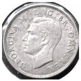 1942 G BRIT SILVER FLORIN XF