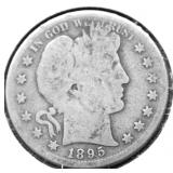 1895 S BARBER HALF DOLLAR G