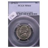 1970 S PCGS MS64 JEFFERSON NICKEL