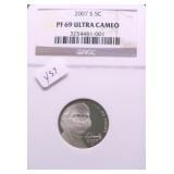 2007 S NGC PF69UC JEFFERSON NICKEL