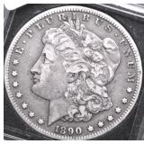 1890 CC MORGAN DOLLAR XF