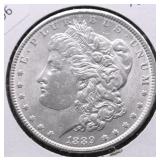1889 MORGAN DOLLAR AU