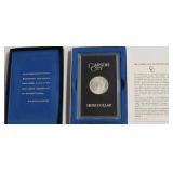 1884 CC CHOICE BU GSA MORGAN DOLLAR W BOX PAPERS