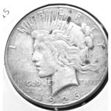 1926 PEACE DOLLAR VF DETAILS