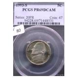 1993 S PCGS PF69DC JEFFERSON NICKEL