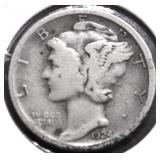 1924 D MERCURY DIME F