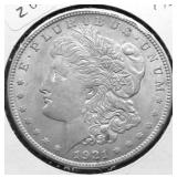 1921 MORGAN DOLLAR XF