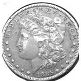 1885 MORGAN DOLLAR XF