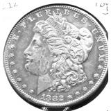 1882 S MORGAN DOLLAR XF
