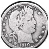 1910 BARBER QUARTER VG