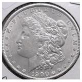 1900 MORGAN DOLLAR AU