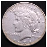 1935 S PEACE DOLLAR VF