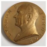 LYNDON JOHNSON INAUGURATION MEDAL GEM