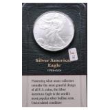 2000 SILVER EAGLE GEM