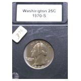 1970 S PROOF WASHINGTON QUARTER