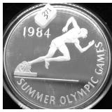 1984 JAMICA SILVER 25 DOLLARS  5 OZ