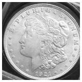 1921 MORGAN DOLLAR AU