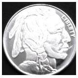 1/2 OZ .999 SILVER  ROUND