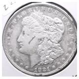 1921 MORGAN DOLLAR XF