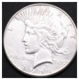 1926 S PEACE DOLLAR AU DETAILS