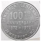 JAMESPORT CENTENNIAL MEDAL CH BU