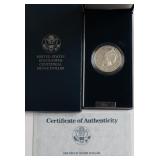 PROOF EISENHOWER SILVER DOLLAR W BOX PAPERS