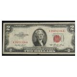 TWO DOLLAR US LEGAL TENDER VF