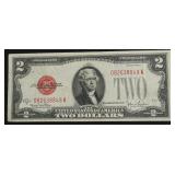 1928 TWO DOLLAR US LEGAL ENDER VF