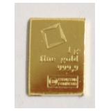 1 GRAM .999 GOLD BAR