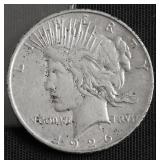 1926 D PEACE DOLLAR AU