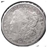 1921 S MORGAN DOLLAR XF