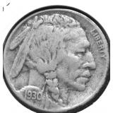 1930 S BUFFALO NICKEL VF