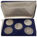 5 PRE 21 MORGAN DOLLARS