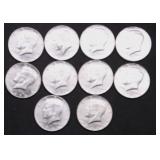 10 40 % SILVER HALF DOLLARS