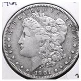 1901 O MORGAN DOLLAR XF
