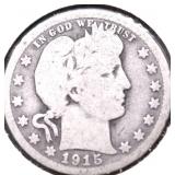 1915 D BARBER QUARTER G
