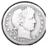 1915 BARBER QUARTER G