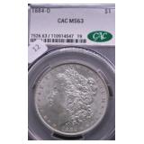 1884 O CAC MS63 MORGAN DOLLAR