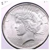 1923 CHOICE BU PEACE DOLLAR